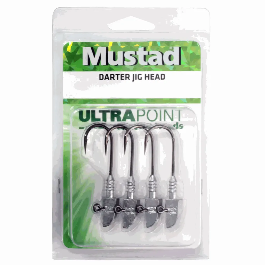 Mustad Darter Jig Head | Size 1/0 | 7 Grams | 4 Pack