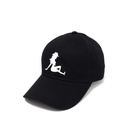 Rockos Caps - Mud Flap Girl 6 Panel Black/White