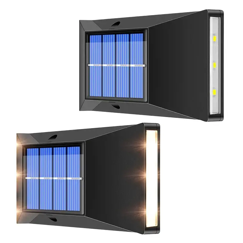 [9340457029331] Solar Up & Down Wall Light Outdoor (2 Pack)