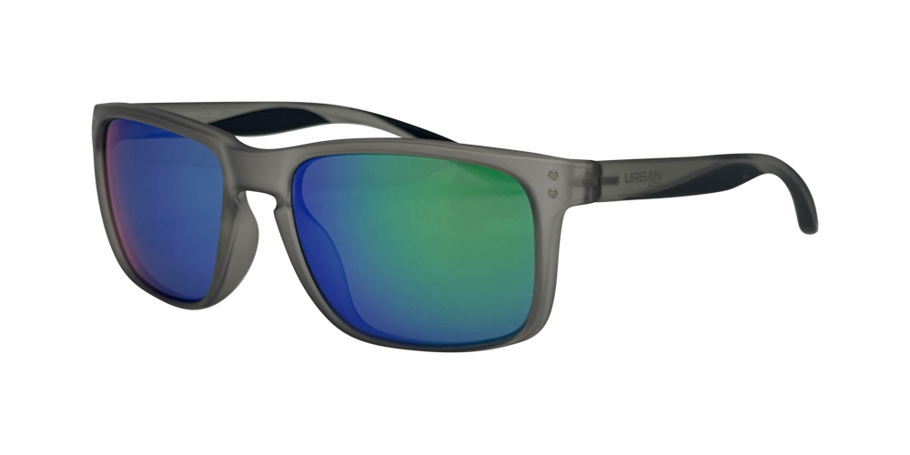 Urban Zoo Holyhead C21 Matte Crystal Smoke / Green Revo Lenses