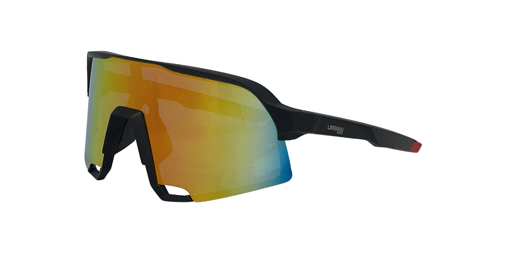 Urban Zoo Sumatra C13 Matte Black / Smoke w Red Revo Lenses