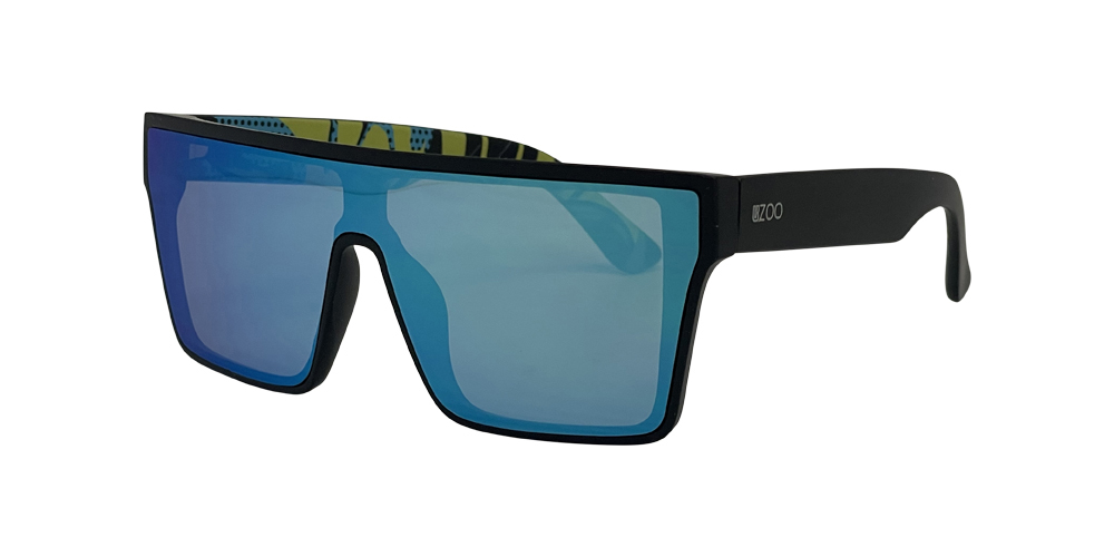 Urban Zoo What You Need C18 Matte Black / Smoke w Ice Blue Revo Lenses