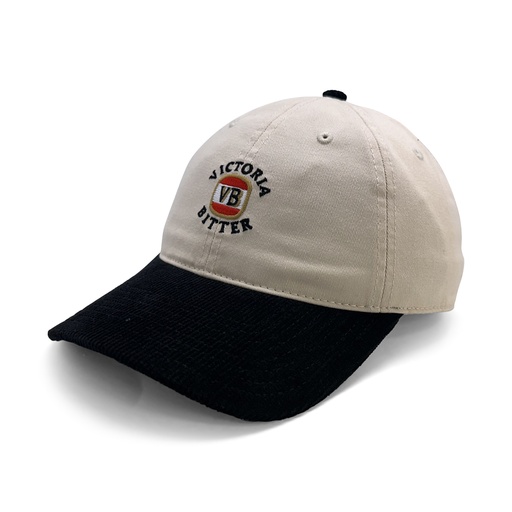 [9358517029313] Gilroy Co. Victoria Bitter Ball Park Vintage Micro Two-Tone Black/Ivory OSFM