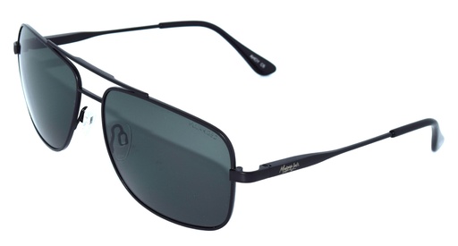 [9340457013316] Mangrove Jacks Ahoy C5 Matte Black / Green Polarised Lenses