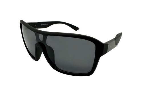 [9337217028543] Mangrove Jacks Byron C1 Matte Black / Smoke Polarised Lenses