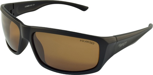 [9340457020284] Mangrove Jacks Combi Van C4 Matte Black / Brown Polarised Lenses