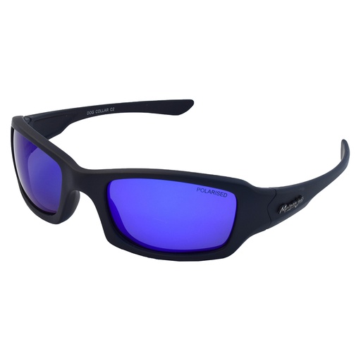 [9340457024602] Mangrove Jacks Dog Collar C2 Matte Black / Blue Revo Polarised Lenses