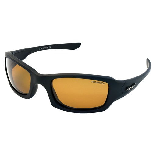 [9340457024732] Mangrove Jacks Dog Collar C4 Matte Black / Brown Polarised Lenses