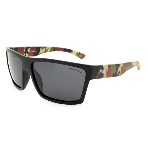 [9337217005612] Mangrove Jacks Hoodlum C9 Matte Black & Camo / Smoke Polarised Lenses