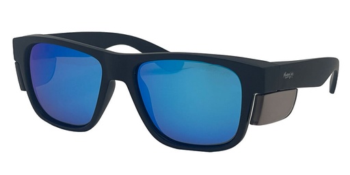 [9340457030887] Mangrove Jacks Hot Fusion C2 Matte Black / Blue Revo Polarised Lenses