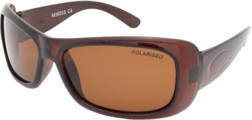 [9337217033813] Mangrove Jacks Kids MJK016 C4 Crystal Dark Brown / Brown Polarised Lenses