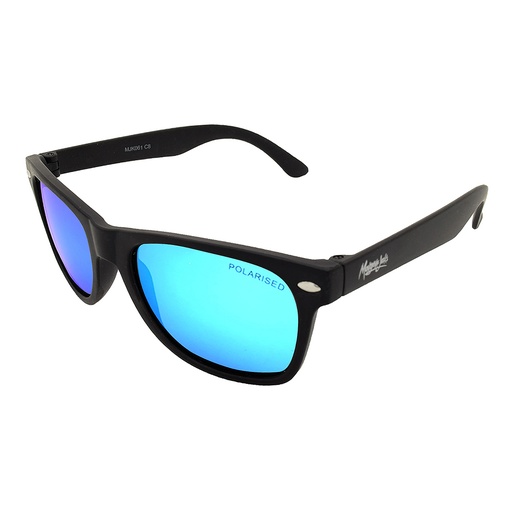 [9337217024576] Mangrove Jacks Kids MJK061 C8 Matte Black / Ice Blue Revo Polarised Lenses