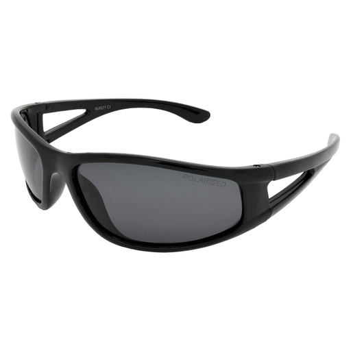 [9337217025252] Mangrove Jacks Kids MJK071 C1 Matte Black / Smoke Polarised Lenses