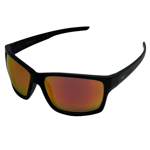 [9340457027184] Mangrove Jacks Mulgrave C3 Matte Black / Smoke w Red Revo Polarised Lenses