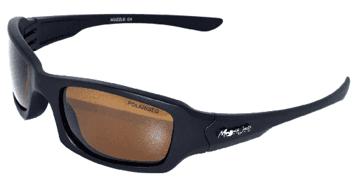 [9340457013927] Mangrove Jacks Muzzle C4 Matte Black / Brown Polarised Lenses