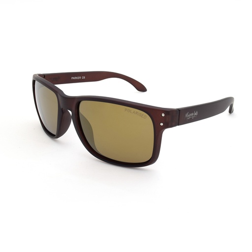 [9337217002215] Mangrove Jacks Parker C6 Matte Crystal Dark Brown / Brown Polarised Lenses