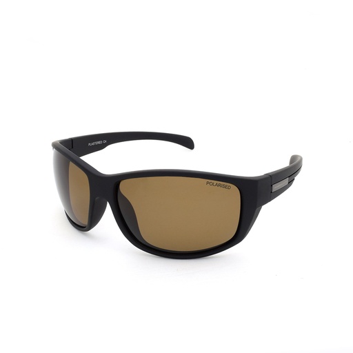 [9340457024657] Mangrove Jacks Plastered C4 Matte Black / Brown Polarised Lenses