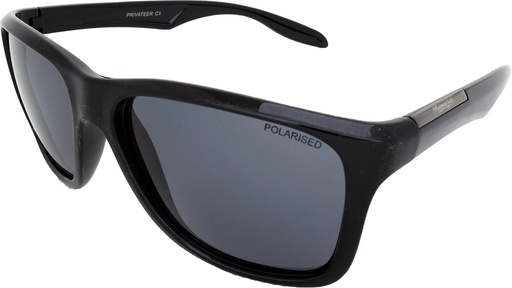 [9340457019592] Mangrove Jacks Privateer C1 Black / Smoke Polarised Lenses