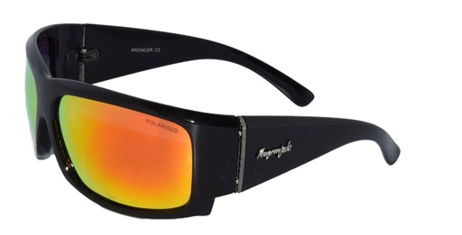 [9337217013570] Mangrove Jacks Prowler C3 Black / Red Revo Polarised Lenses