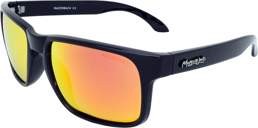 [9340457016355] Mangrove Jacks Razorback C3 Black / Red Revo Polarised Lenses