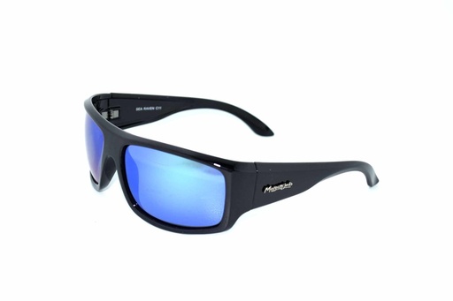 [9340457009791] Mangrove Jacks Sea Raven C11 Black / Green Revo Polarised Lenses