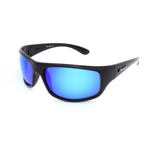 [9340457009715] Mangrove Jacks Sea Wolf C2 Black / Blue Revo Polarised Lenses