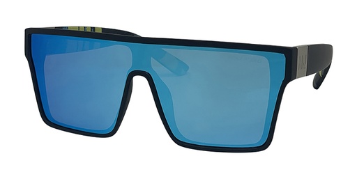 [9340457030849] Mangrove Jacks Sin by The Sea C8 Matte Black / Ice Blue Revo Polarised Lenses