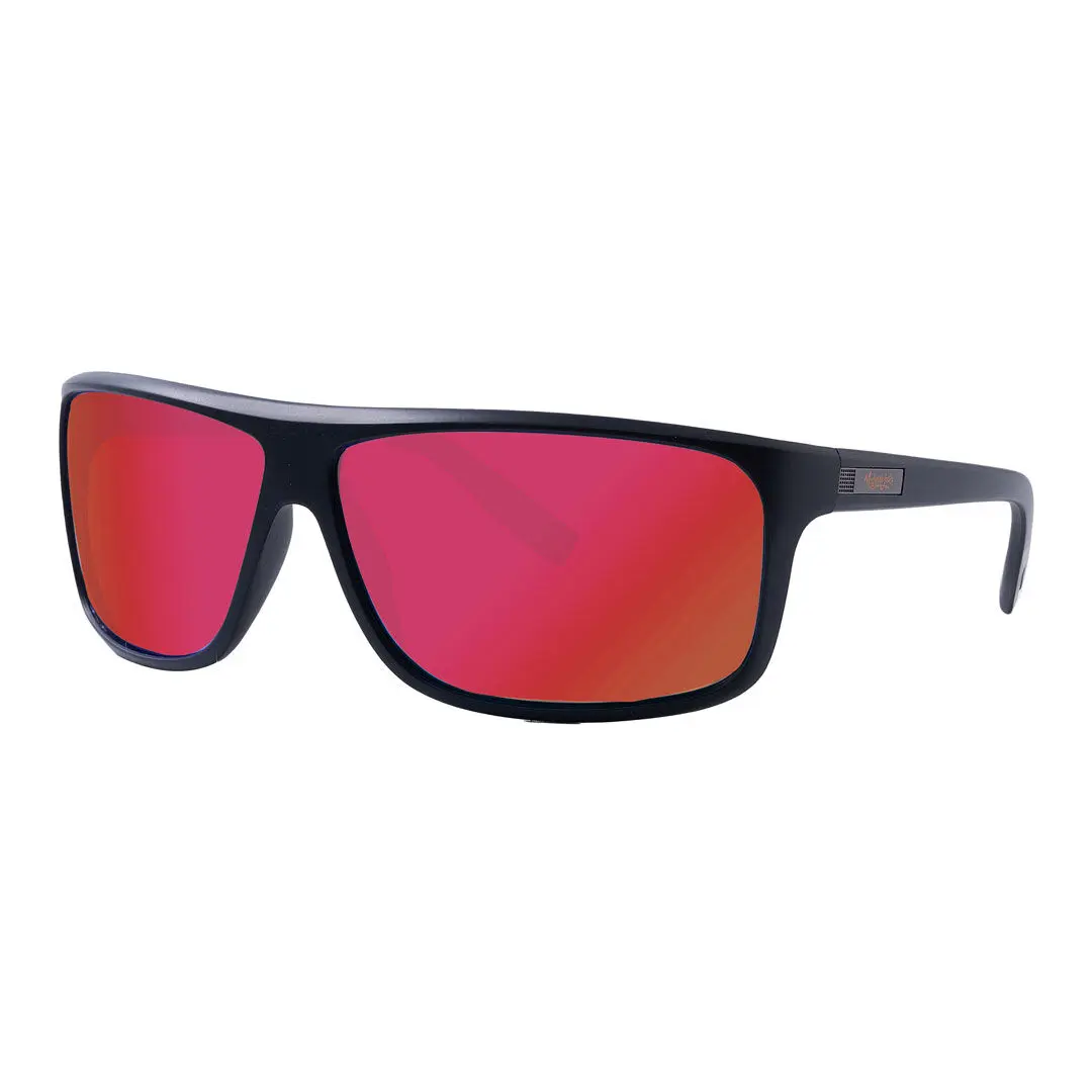 [9340457035578] Mangrove Jacks Skyfall C3 Matte Black / Black Red Revo Mirror Polarised Lenses