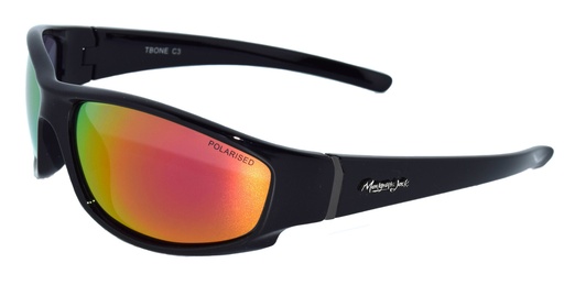 [9340457013521] Mangrove Jacks Tbone C3 Black / Red Revo Polarised Lenses