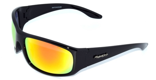 [9337217014935] Mangrove Jacks Watch House C3 Black / Red Revo Polarised Lenses