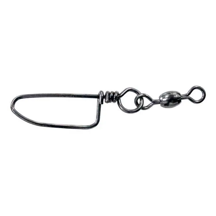 [23534440463] Mustad Crane Swivel w Coastlock Snap | Size 2 | 140lb-63kg | 10 Pack