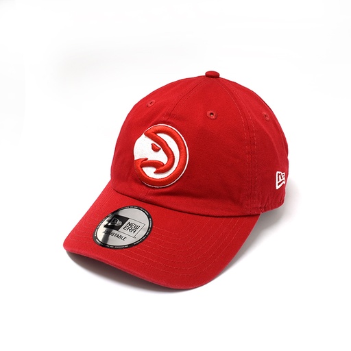 [196079932844] New Era Atlanta Hawks Casual Classic Evergreen Red OSFA