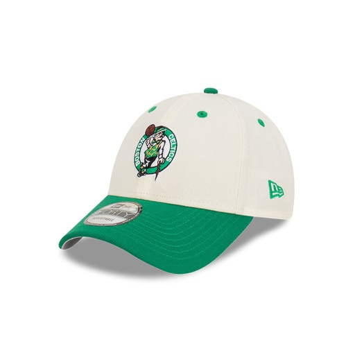 [197214823072] New Era Boston Celtics 9Forty Champs Chrome White OSFM