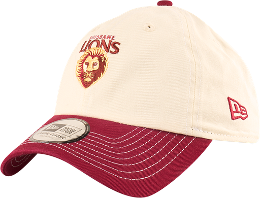 [198581939373] New Era Brisbane Lions Casual Classic Two Tone Chrome Contrast Beige OSFM