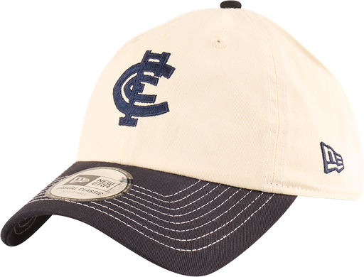 [198581939366] New Era Carlton Blues Casual Classic Two Tone Chrome Contrast Beige OSFM
