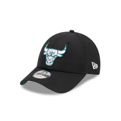 [196995262810] New Era Chicago Bulls 9Forty Black/Aqua OSFM