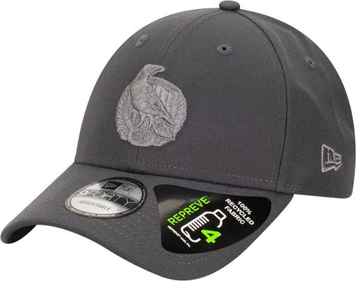 [198059048880] New Era Collingwood Magpies 9Forty Tonal Repreve Graphite OSFM