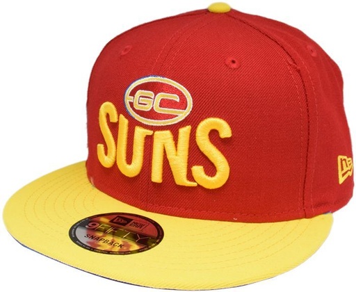 [190844090401] New Era Gold Coast Suns 9Fifty 2-Tone Team Colours