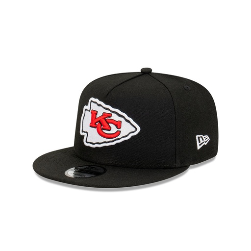 [197214822686] New Era Kansas City Chiefs 9Fifty A-Frame Team Black OSFM