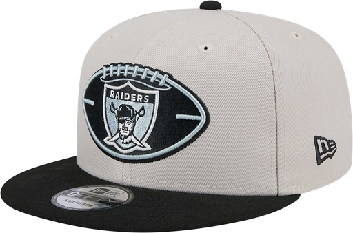 [197885514217] New Era Las Vegas Raiders 9Fifty NFL24 Sideline Historic Stone w Official Team Colours OSFM