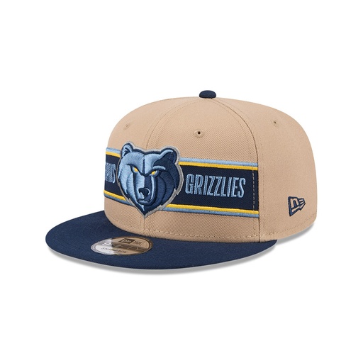 [197883891037] New Era Memphis Grizzlies 9Fifty Draft 2024 Camel Khaki OSFM