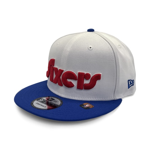 [198357918144] New Era Philadelphia 76ers 9Fifty City Edition Medium Blue OSFM