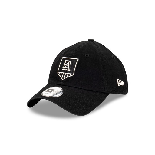 [196312697370] New Era Port Adelaide Power Casual Classic Black Stone Black OSFM