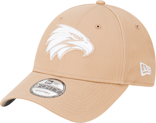 [197707140297] New Era West Coast Eagles 9Forty Heritage Camel OSFM