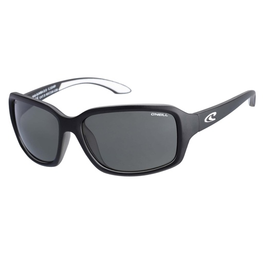 [5055022654842] O'Neill ONS Sumba 2.0 104P Matte Black & Crystal / Solid Smoke Polarised Lenses