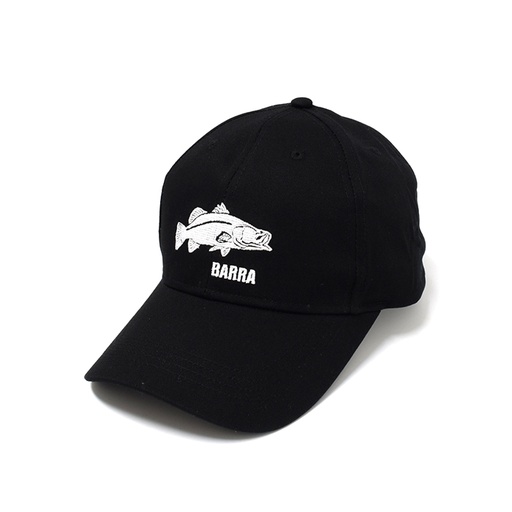 [9337217025672] Rocko's 6 Panel Cap Barra Black