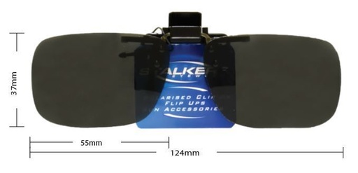 [9340457011381] Stalkers Flip Ups F004 Grey Polarised Lenses