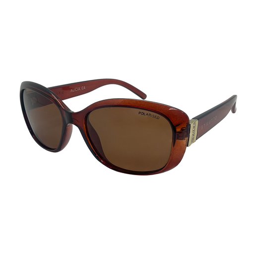 [9340457024459] Stiletto Alicia C4 Crystal Dark Brown / Brown Polarised Lenses