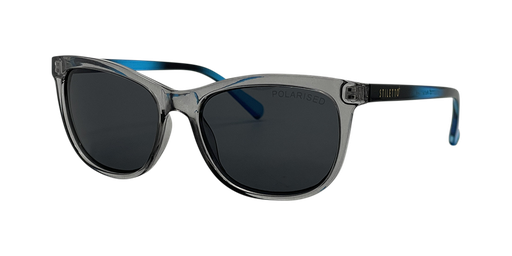 [9340457028730] Stiletto Ariel C9 Crystal Dark Smoke w Blue Fade / Smoke Polarised Lenses