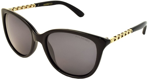 [9340457022257] Stiletto Audrey C1 Black / Smoke Polarised Lenses